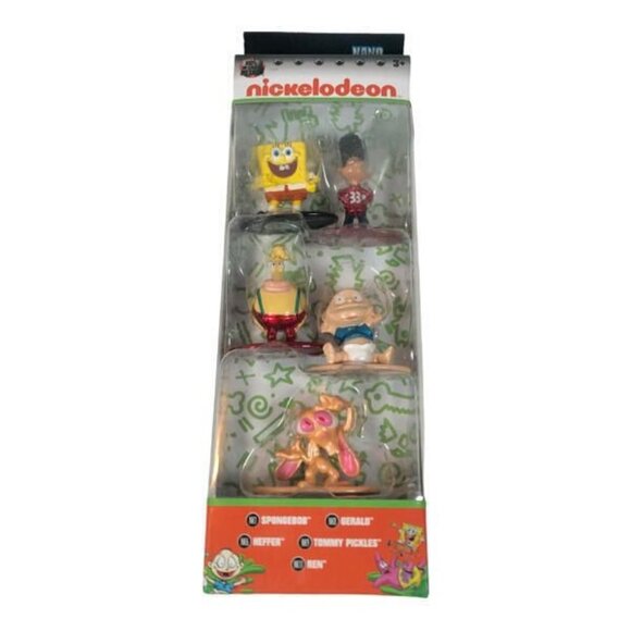 Jada Toys Other - Nickelodeon Nano Metal Figures Spongebob Heffer Tommy Pickles Ren Gerald New
